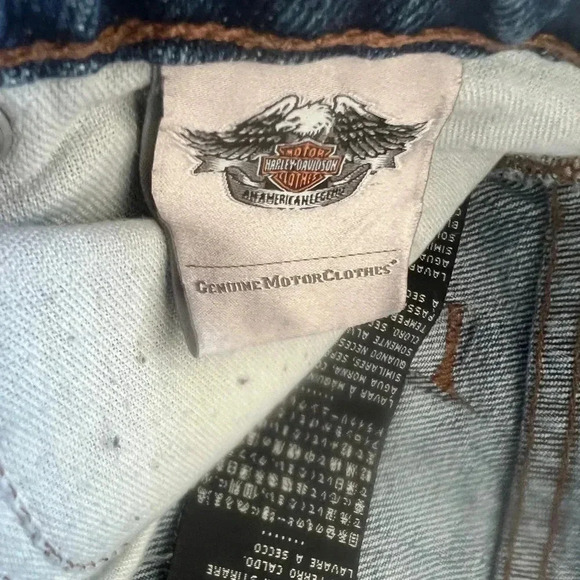 Harley Davidson Jeans Women's Straight Leg Denim Size 4P - Picture 4 of 9